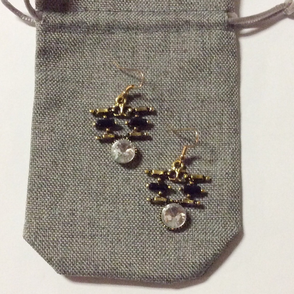 Boutique Stone Earrings New with Dustbag